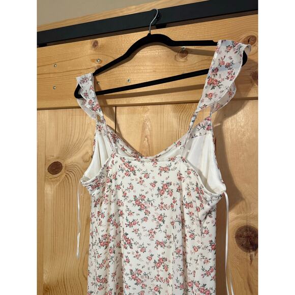 Y2K Floral Spaghetti Strap Dress Kirious Los Angeles Size XL - Picture 2 of 7